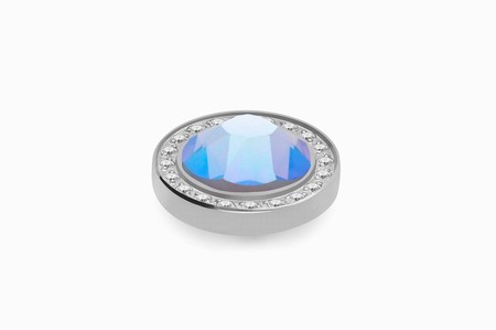 Qudo Silver Topper Canino Deluxe 10.5mm - Tanzanite Shimmer